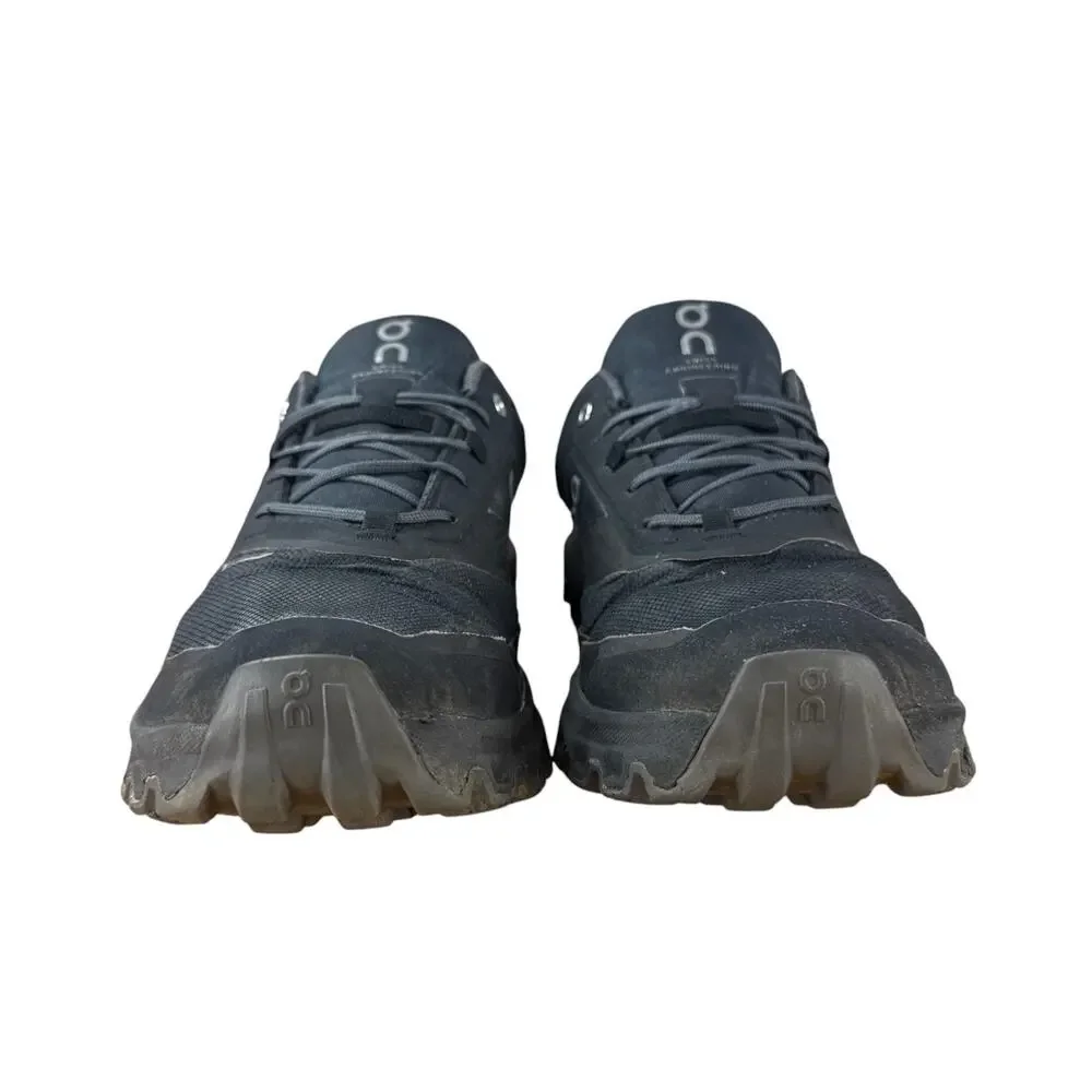 On Cloudventure Waterproof Mens 10 Black Trail Running Shoes Gorpcore Techwear